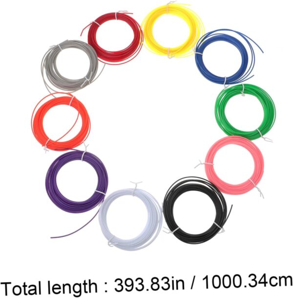 LIFKOME 10pcs High Temperature Printing Pen Filament Colors for Smooth Printing and Creative Projects for Art and Craft Enthusiasts - Image 2