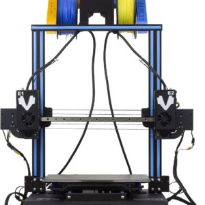 LNL3D Vulcan Dual Extruder 3D Printer - Upgrade TL-D3 Pro, BMG Extruder,300 Degree High Temperature Nozzle,Silent Mainboard TMC2209 Drive,600W Power. 295x300x320mm