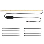 Led Light Strip for Bambu Lab A1 3D Printer Accessories 24V COB Light Bar Kit, Fill Light Ra95 24V Super Bright, Plug and Play Set, Flexible High Density Uniform Light (for BambuLab A1)