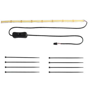 Led Light Strip for Bambu Lab A1 3D Printer Accessories 24V COB Light Bar Kit, Fill Light Ra95 24V Super Bright, Plug and Play Set, Flexible High Density Uniform Light (for BambuLab A1)