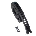 Low Noise Drag Chain Cable Carrier Wire 18mmx18mm (H x W) for 3D Printer and CNC Machine,Inside and Outside Openable R28 Flexible Cable Chain