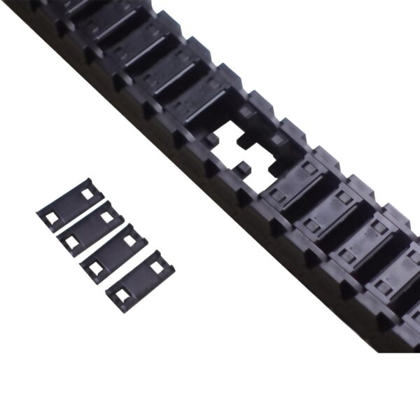 Low Noise Drag Chain Cable Carrier Wire 18mmx18mm (H x W) for 3D Printer and CNC Machine,Inside and Outside Openable R28 Flexible Cable Chain - Image 2