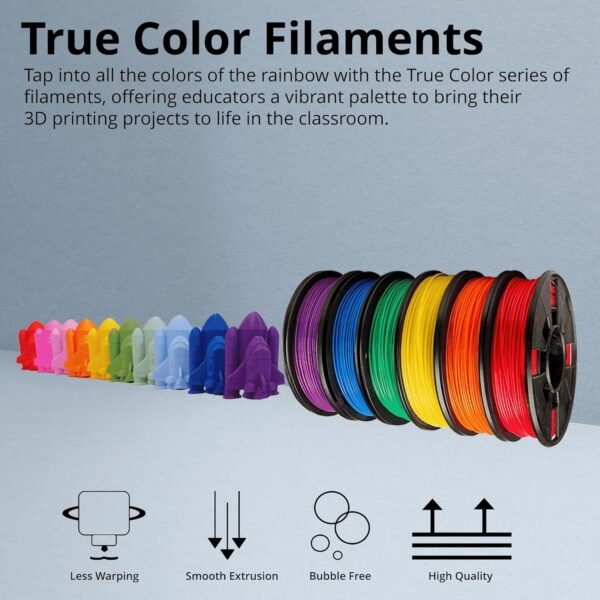 MakerBot MP05789 PLA 3D Printing Filament Small Spool with Grip Surface for Replicator Mini and Mini+ 3D Printers, Non-Toxic Resin (Red) - Image 2