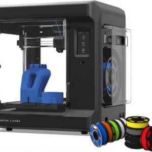 MakerBot Sketch 3D Printer with Fused Deposition Modelling Print Technology (Black, Large) Bundle with PLA Filament for Sketch Classroom and Printers (10-Pack) (2 Items)