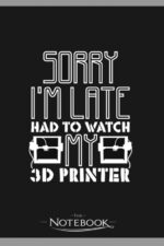 Notebook: 3D Printer Saying 3D Printing Filament PLA ABS: Notebook Journal , Planner, Diary 6x9 , 120 Pages| Perfect As A Gift