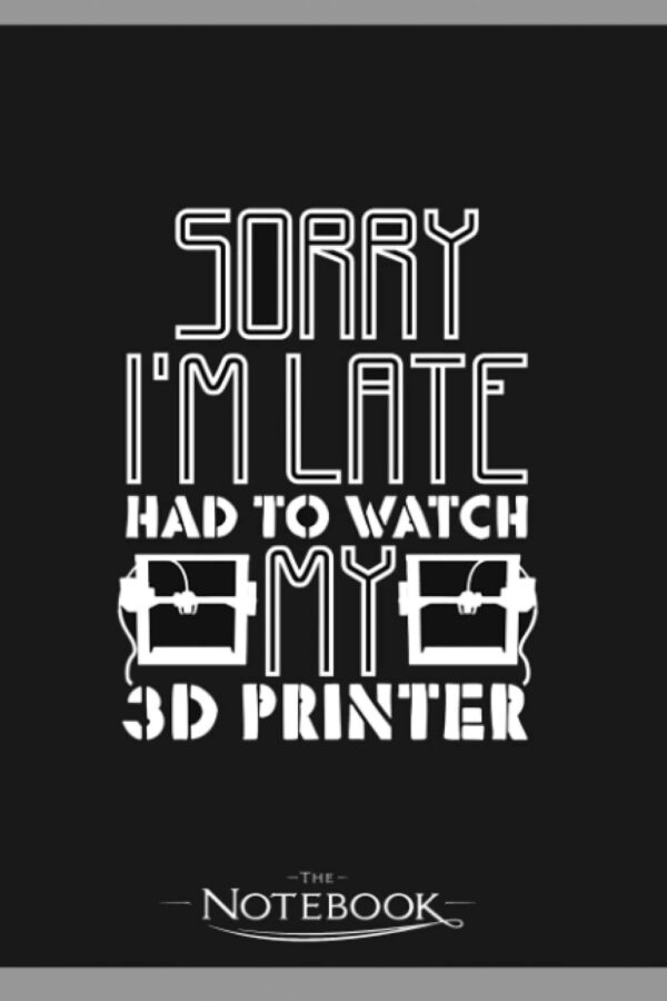 Notebook: 3D Printer Saying 3D Printing Filament PLA ABS: Notebook Journal , Planner, Diary 6x9 , 120 Pages| Perfect As A Gift