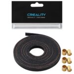 Official Creality Timing Belt Length 2M, Open 2GT Timing Belt Pitch 2mm Width 6mm with 6pcs Copper Sleeve for Ender 3, Ender 3 V2 Series, Ender 3 S1, Ender 3 S1 Pro, Ender-5 Series and CR-10 Series
