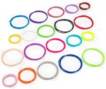 PLA 3D Pen Filament, 20 Bright Colors, 1.75mm Refills for 3D Pens, 10 Feet per Color, Total 200 Feet, Ideal for Creative Projects