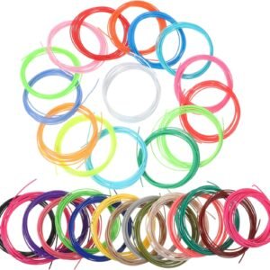 Pcl Pen Filament Refills Low-Temperature Bright Color Variety Printing Material for Creative Projects Compatible with Pens