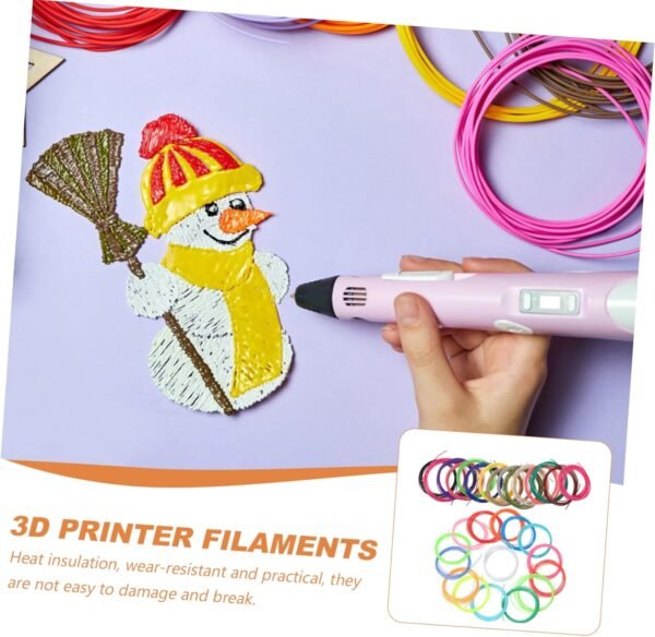 Pcl Pen Filament Refills Low-Temperature Bright Color Variety Printing Material for Creative Projects Compatible with Pens - Image 2