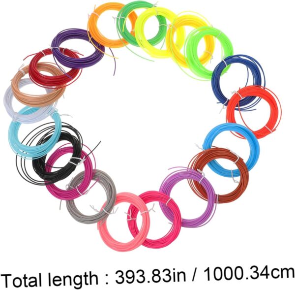 Pcs d Printing Pen Filament Pla Plastic Filaments for Bright Practical High Compatibility Smooth Printing - Image 2