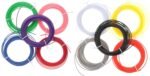 Plastic 3D Pen Filament 10pcs Refills Filament for 3D Pen Compatible for Printing