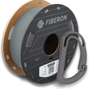 Polymaker Fiberon PA6-GF Glass Fiber Nylon Filament 1.75mm Grey 0.5kg, Fiberon PA6-GF Nylon Warp Free 1.75mm 3D Printing Filament