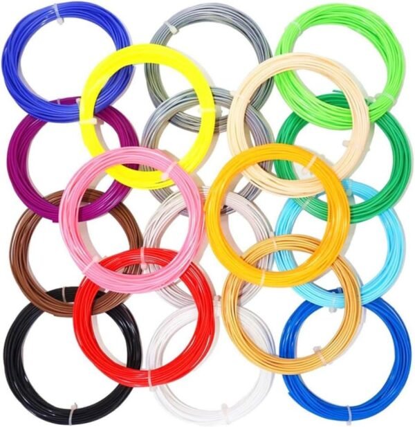 Printing Filament 3D Printing Pen Filament Refills Flexibility 3D Printer PLA Filament 1.75mm 2 Rolls