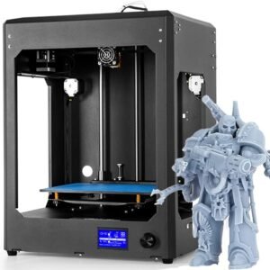 Professional FDM 3D Printer with Mix-Color Printing Large Size 300×225×320Mm Adjustable Dual Extruder Design and Break-Resuming Function 6 Mm Hotbed DIY Kit