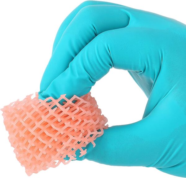 RESIONE 3D Printer Resin, F80 Elastic 405nm UV-Curing Printing Liquid with High Elongation at Break, High Resilience Photopolymer Resin for LCD DLP MSLA 3D Printing (Pink, 500g) - Image 2