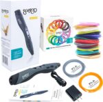 SCRIB3D Advanced 3D Printing Pen with 2 Starter Colors and PLA Refill Pack with 20 Assorted Colors