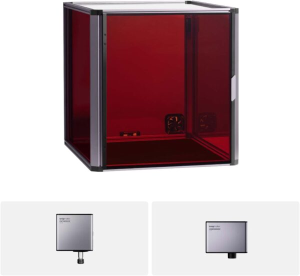 Snapmaker 3 in 1 Addons for Artisan 3D Printer Including Artisan Enclosure,200W CNC Module,40W Laser Module (Premium 3-in-1 Addons for Artisan 3DP)