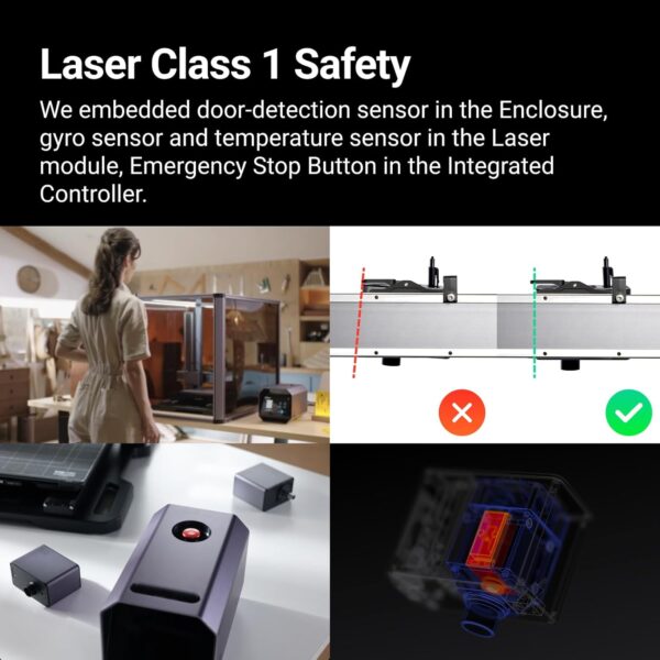 Snapmaker 3 in 1 Addons for Artisan 3D Printer Including Artisan Enclosure,200W CNC Module,40W Laser Module (Premium 3-in-1 Addons for Artisan 3DP) - Image 2