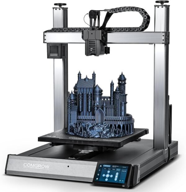 Sovol T300 3D Printer Max Speed up to 600mm/s, Klipper Firmware 300℃ All-in-one Hotend 30s Preheat Time 81-point Auto Leveling Industrial Linear Rails 95% Pre-assembly All Metal Body 11.8*11.8*13.8in