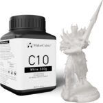 Standard Resin Fast Curing, for 395-405nm UV Light Curing 3D Printing Liquid，Well Formed(White,500g）