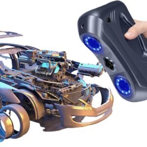 T22 Industrial 3D Scanner for 3D Printing and Modeling, 0.02 mm Accuracy, Portable Handheld Scanners for Automotive Aviation Transportation Mold Inspection Energy Machinery etc