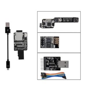 TF Cloud/SD Cloud Module+ESP-01S WiFi+DCDC Mode+Writer Expansion Board for SKR V1.4 Turbo Ender 3/5 3D Printer Parts(TF Cloud with Card)