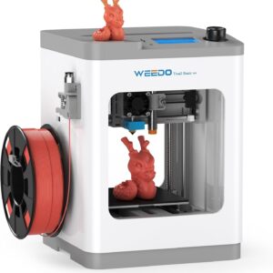 Tina2 Mini 3D Printers, WEEDO Fully Assembled 3D Printers for Kids, Fully Open Source and Auto Leveling, 3D Printer for Home Use, Flexible Printing Platform, Print Area 3.93x84.72x3.93 inch