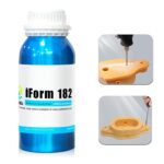 YOUSU iForm 182 ABS-Like 3D Printer Resin 1kg,UV-Resin Rapid LCD UV-Curing Resin 405nm Standard Photopolymer Resin for LCD DLP SLA 3D Printer Beige(Red Wax) Color 1kg