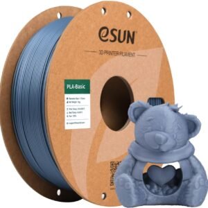 eSUN PLA Basic Filament 1.75mm, 1KG Spool (2.2 LBS) High Speed Printing 3D Printer PLA Filament,Designed for Fast Printing, Grey