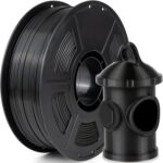 iSANMATE ASA Filament 1.75mm Black 1KG, UV & Weather Resistant 3D Printer Filament Perfect for Outdoor Functional Parts, Dimensional Accuracy +/- 0.02mm, 1kg Spool (2.2lbs)