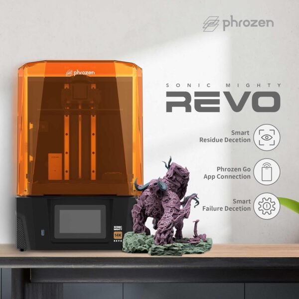 phrozen Sonic Mighty 14K LCD Resin 3D Printer, 10.1" Monochrome LCD, Tabletop 3D Resin Printer with 16.8*24.8µm XY Resolution, 8.8*5.0*9.3 Inch Printing Volume for Models, Miniatures & Action Figures - Image 2