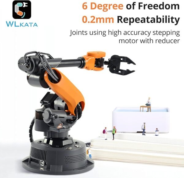 Mirobot 6DoF Mini Industrial Robotic Arm Professional Kit Programmable Lightweight Desktop Robotic Arm for K12 or 3D Printer - Image 4