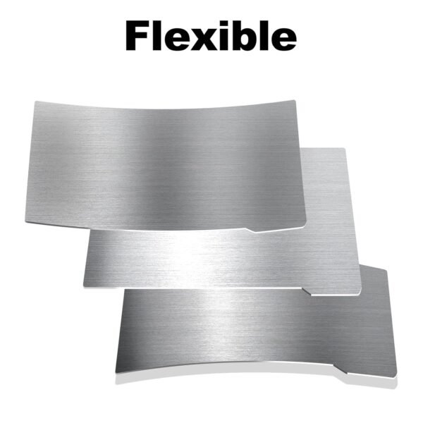 2PCS Resin 3D Printer Spring Steel Building Plate, Flexible Steel Sheet and Magnetic Base Platform Compatible with Anycubic Photon Mono 4 / Mono 4 Ultra 3D Printer, 164x90mm - Image 3