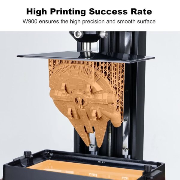 Water Washable 3D Printer Resin W900, Easy to Wash & Non-Brittle, High Precision & Fast Curing 405nm Photopolymer Resin for LCD/DLP 3D Printers (White, 1000g) - Image 4