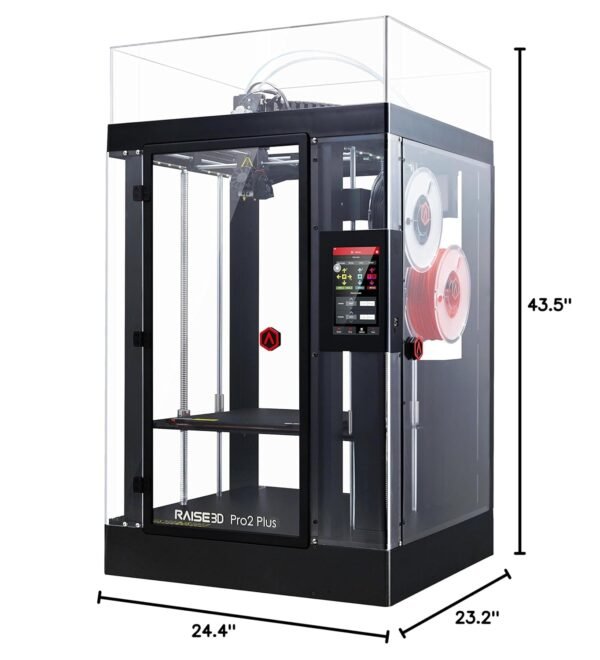 101017001 Pro2 Plus 3D Printer, Dual Extruder, Fully Enclosed - Image 9