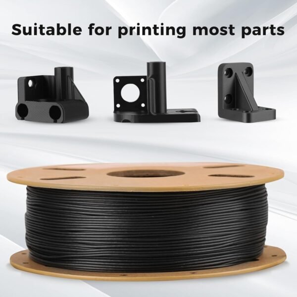 ERYONE Polypropylene Filament 1.75mm +/-0.03mm for 3D Printer, 3D Printing Filament PP 900g/Spool, Black - Image 5