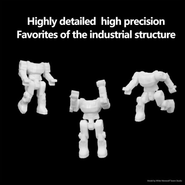 3D Printer Resin Wear Resistance, Wear-Resistant Tough Resin with Anti-Fracture and Impact-Resistant (Wear Resistance 1000g, White) - Image 4