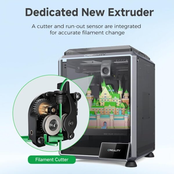 Official Creality CFS with K1 Series CFS Upgrade Kit, Multicolor 3D Printer Automatically Filament System, Supports 4 Parallel Devices for 16 Color Printing for K1 Max/K1C/K1/K1 SE 3D Printer - Image 6