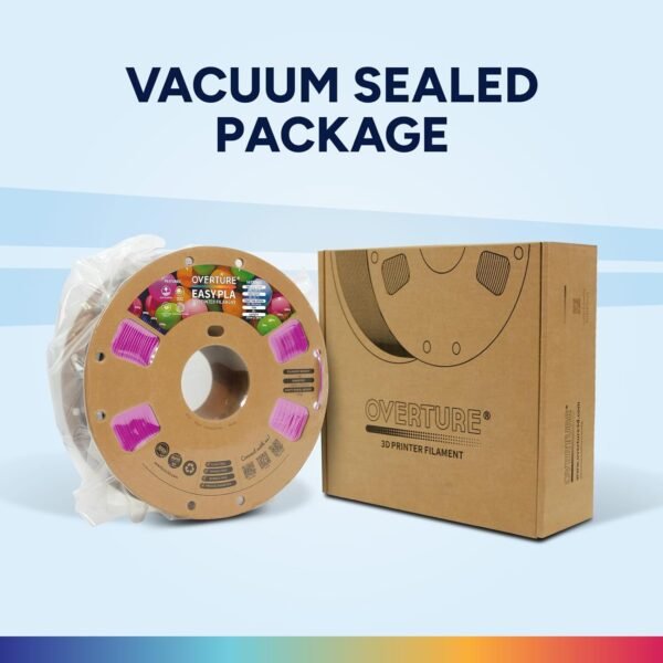OVERTURE Easy PLA 1.75mm 3D Printer Filament, 1kg PLA Cardboard Spool (2.2lbs), Dimensional Accuracy +/- 0.02mm, Fit Most FDM Printer (Easy Magenta) - Image 8