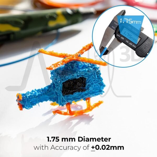 11pcs Multicolor Filament of 3D Pen 5Meter Each | 3D Pen Filament | 3D Pen Refill | 3D Pen for Kids | Compatible with All 3D Pens | 1.75mm | (Set of 10Pcs) + 1Free (Pack of 11) - Image 3
