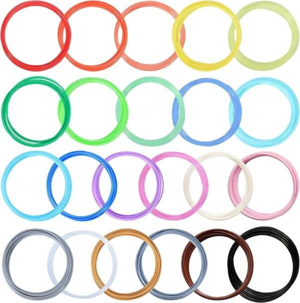 11pcs Multicolor Filament of 3D Pen 5Meter Each | 3D Pen Filament | 3D Pen Refill | 3D Pen for Kids | Compatible with All 3D Pens | 1.75mm | (Set of 10Pcs) + 1Free (Pack of 11) - Image 8