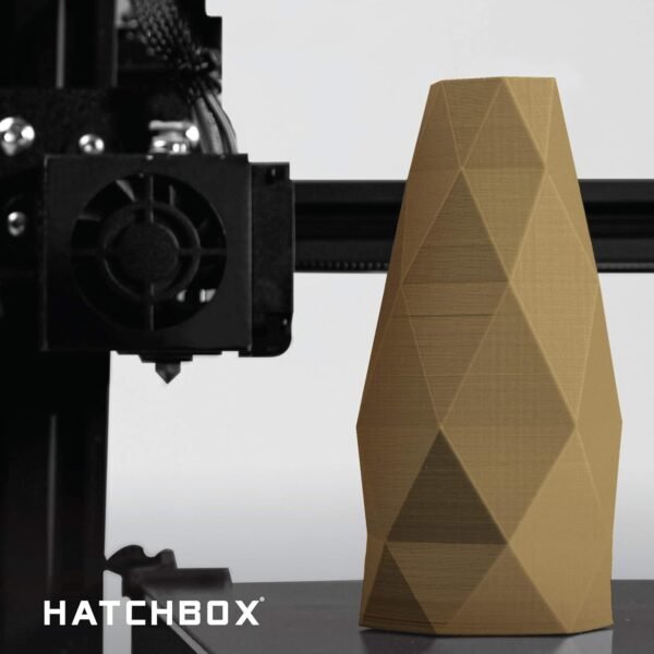 HATCHBOX 1.75mm Bronze PLA 3D Printer Filament, 1 KG Spool, Dimensional Accuracy +/- 0.03 mm, 3D Printing Filament - Image 7