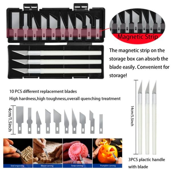 3D Print Accessories for Cleaning, Finishing and Printing 3D Prints DIY Problems，Includes Debur Tool, Cleaning and Removal Tool 3D Printer Tool Set - Image 4