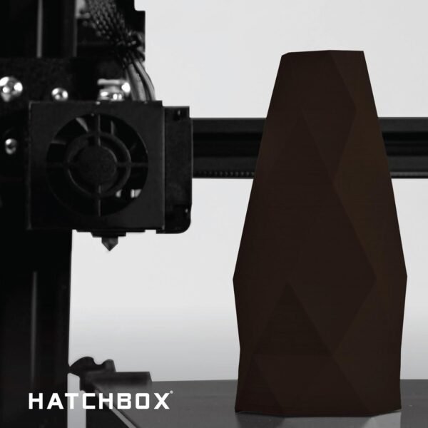 HATCHBOX 1.75mm Chocolate TPU 3D Printer Filament Shore 95A, 1 KG Spool, Dimensional Accuracy +/- 0.03 mm, 3D Printing Filament - Image 7