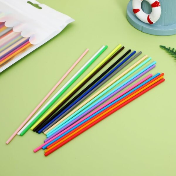 22 Colors 3D Printing Pen Filament Refills, Low Temperature Pcl Material, 2.5mm Diameter, Easy to Load and Use, Fade-Resistant, Safe for Kids, 110 Strands, 5.9 Inches Each Pen - Image 7