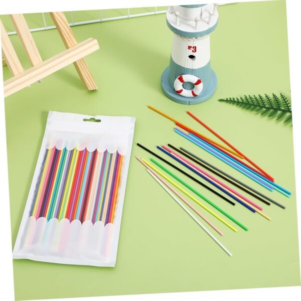Homoyoyo 22 Colors 3D Doodler Pen Refills, 110 Pcs Pcl Filament 3D Printing Pen, 3D Pen Filament Refills, 3D Oodler Refill Packs, 3-D Painting Pen for 3D Pen Low Printing Temperature 2.5mm - Image 4