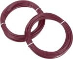 MECCANIXITY 2 Pcs 3D Pen Filament, 1.75mm Dia 33ft Length PLA 3D Printing Pen Filament Refills for 1.75mm 3D Printing Pen, Brown