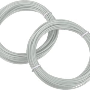 MECCANIXITY 2 Pcs 3D Pen Filament, 1.75mm Dia 33ft Length PLA 3D Printing Pen Filament Refills for 1.75mm 3D Printing Pen, Grey