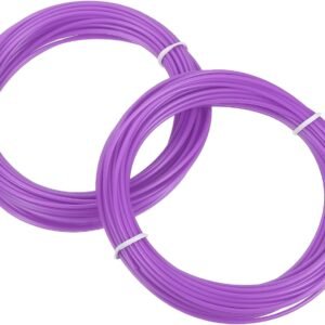 MECCANIXITY 2 Pcs 3D Pen Filament, 1.75mm Dia 33ft Length PLA 3D Printing Pen Filament Refills for 1.75mm 3D Printing Pen, Purple Red